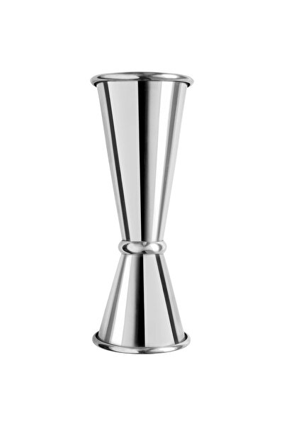 Choice Silver New Dual Shot Stainless Steel Measure Cup Cktail Shaker Drink S...