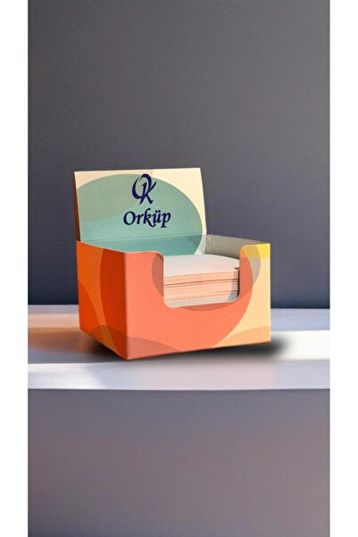 Orbak Kağıt أوركيوب 8×8 1. دفتر ملاحظات مكعب أبيض 80 جرام، 500 ورقة (0.22 كجم)
