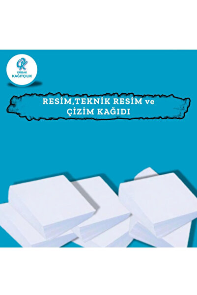 Orbak Kağıt Resim Kağıdı 50x70 Cm 120 gr 100 Lü