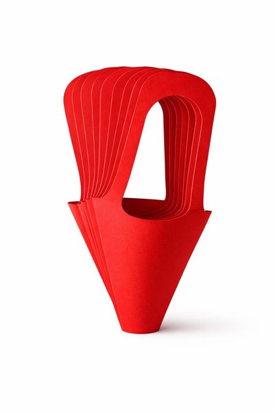 Orbak Kağıtçılık Bottle & Flower Carrying Bag Red Luxury – Decorative Bouquet and Flower Pot Gift Bag (1 Piece)