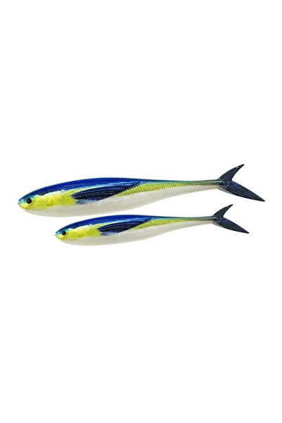 Choice 11g 12.5cm YELLOW New Fishing Lures 2Pcs 3D Biomimetic Mackerel Bait A...