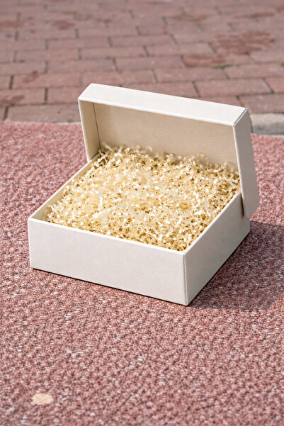 Orbak Kağıtçılık Beyaz Karton Takı Kutusu 9,5x9,5x2 cm – Kapaklı Model | 10 A...