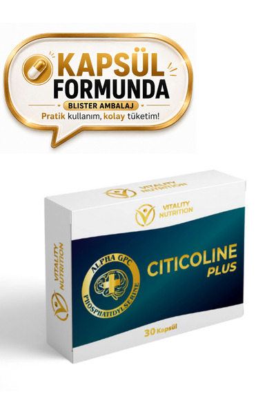 Vitality Nutrition CITICOLINE PLUS ( Sitikolin + Alfa GPC + Fosfotidilserin )...