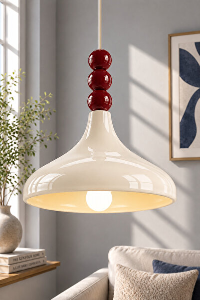 Luna Lighting Misket Model Rustik Tekli Avize Sarkıt Salon Mutfak Oturma Odas...