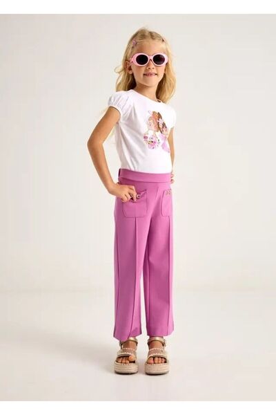 MAYORAL 04-10 Years Old Girl Pink Pants - Pink