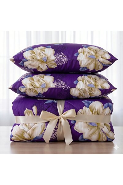 Somnart Set pilotă matlasată pentru 2 persoane 200x220 + 2 perne 50x70, ameti...