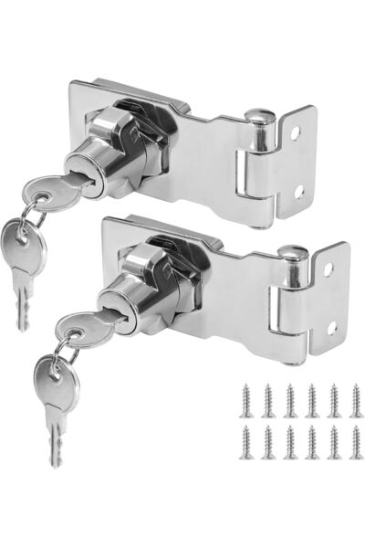 choice2 2 sets Knob Style Furniture Safety Lock, Cabinet Drawer Lock with Key...