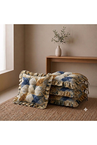 MİNDERHAN FIRFIRLI SANDALYE MİNDERİ SAÇAKLI SANDALYE MİNDERİ RATTAN MİNDERİ 5...