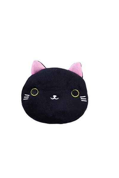 Choice4 Black Cartoon Cat Coin Purse Plush Wallet Women's Fashion Zipper Mini...