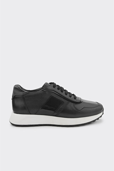 derinet Hakiki Deri Comfort Taban Erkek Sneaker