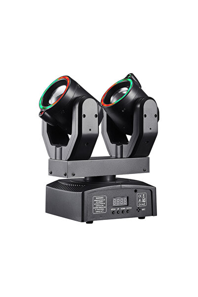 choice2 AU Plug black New Double Head Moving Head Beam Light With Aperture Re...