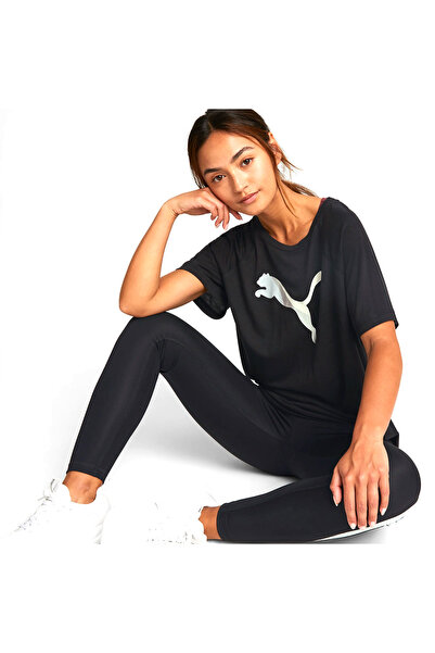Puma Evostripe Kadın Siyah Günlük Stil Tişört 84980201
