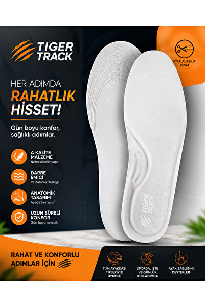 TIGER TRACK Ark Comfor Spor ve Günlük Kullanım için Ultra Konforlu Ortopedik ...