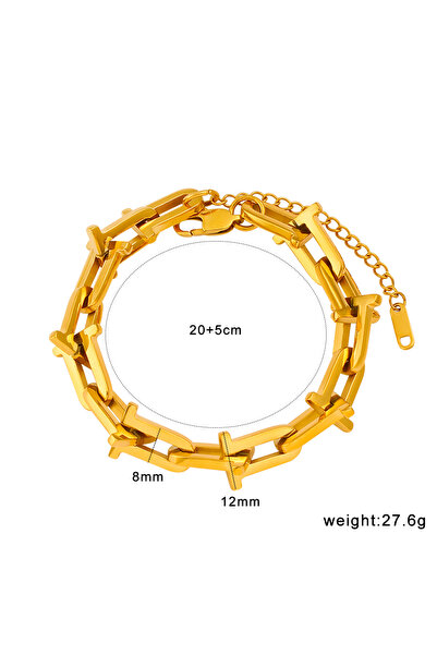 Choice CK1350-Gold-Brac Stainless Steel High Quality Necklace Bracelet For Wo...