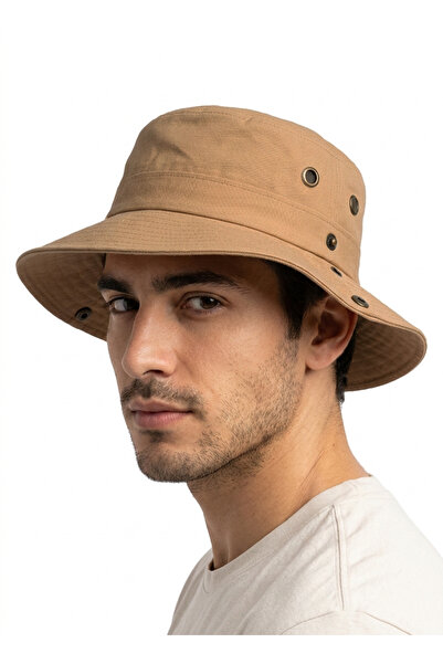 STELLA VESTİNO Premium cotton gabardine safari hat - snapback cowboy bucket h...