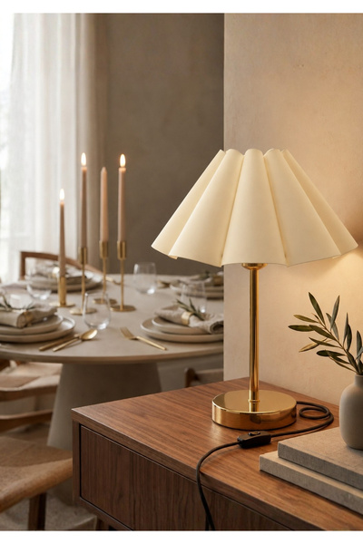 HOMİNG Viora Modern Kumaş Abajur