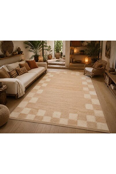 Neşem Halı Boutique EKO HALI Echo Jüt / XW ECH 13 Natural White XW Jüt ile ür...