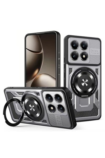 SKYDDAR INNOVATION Husă pentru Xiaomi 15T, RuggedCam, inel magnetic, set auto...