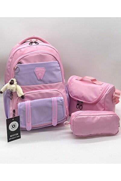 Bevitton First School Bag Set of 3 Unisex Children's Primary School Backpack ...