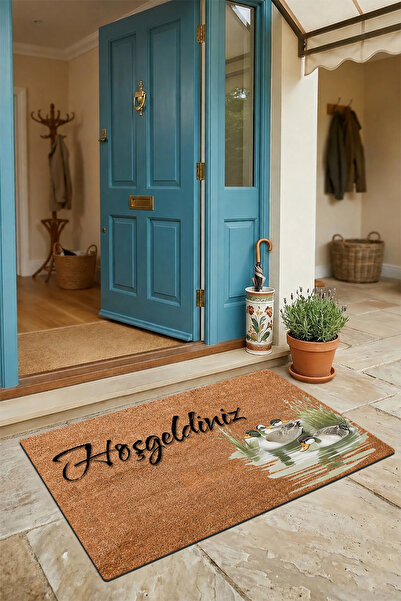 Valerine Life Χαλάκι πόρτας Welcome Wild Ducks and Reeds 45x70cm