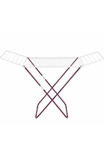 LEOXOL Clothes Drying Rack | 180 x 55 x 105cm Foldable Iron Laundry Airer | 2...