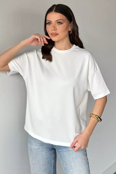 TOZLU Γυναικείο T-shirt με λαιμόκοψη ποδηλάτου