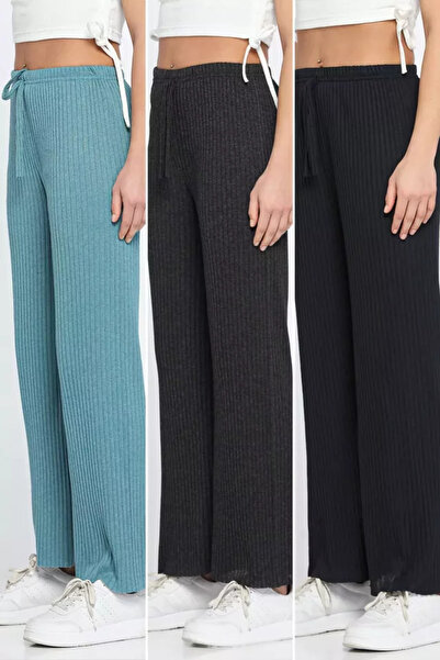 TOZLU Fitiili Wide Leg 3-Piece Trousers
