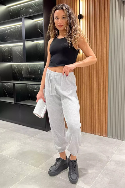 TOZLU Pantaloni cu manșete elastice la picioare