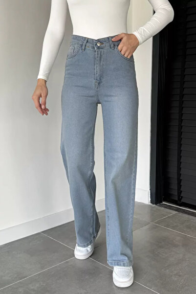 TOZLU Women's High Waist Palazzo Jean Denim Pants