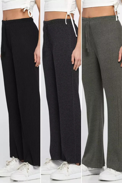 TOZLU Fitiili Wide Leg 3-Piece Trousers