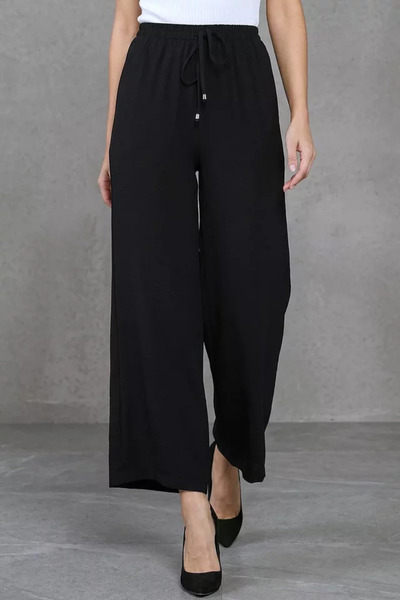 TOZLU Women's Elastic Waist Loose Fit Pants