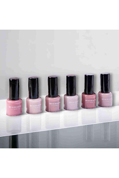 real beauty Pink Nail Polish Collection (Real Beauty - 6 Pieces)