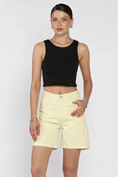 TOZLU Women's High Waist Shorts