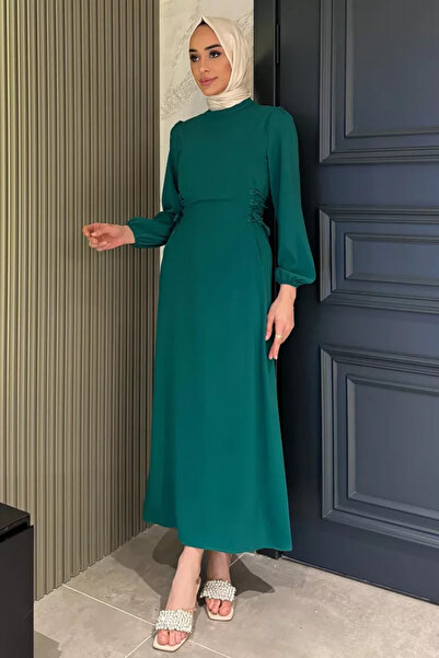 TOZLU Side Tie Hijab Dress
