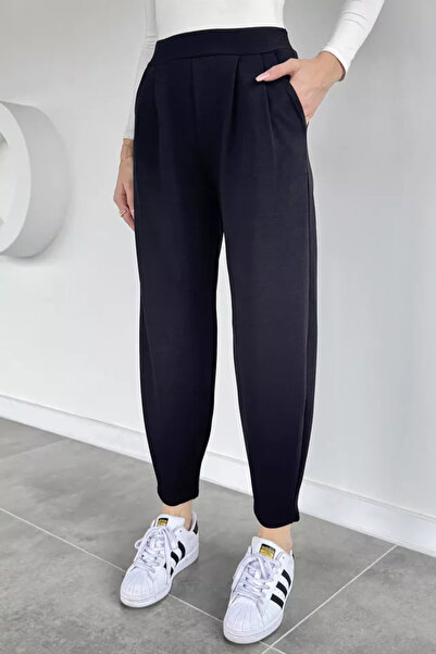 TOZLU Women's Pocketed Carrot Pants