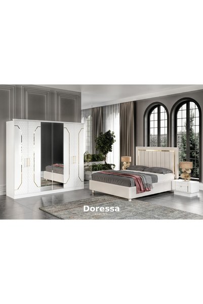 Doressa Living Penta White Yatak Odası Takımı