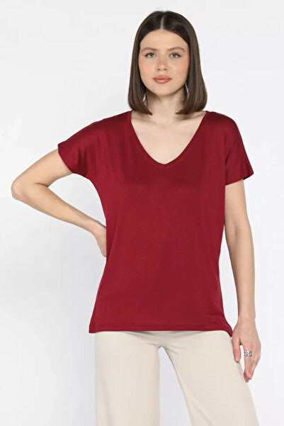 TOZLU V-Neck Women's T-Shirt
