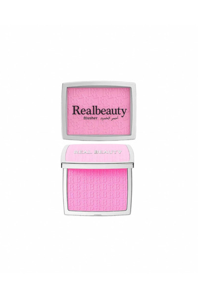 real beauty Real Beauty Long Lasting Cheek Powder Blush, Rosy Pink Shade - 04