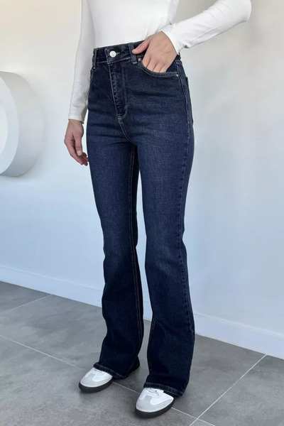 TOZLU Women's High Waist Spanish Flare Jeans
