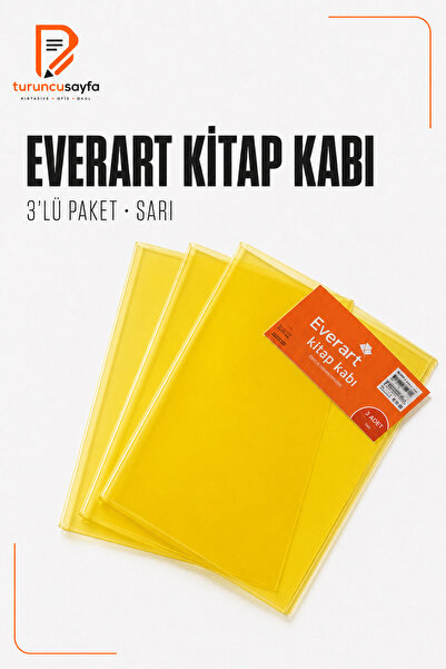 everart Sarı Kitap Kabı 3’lü Paket