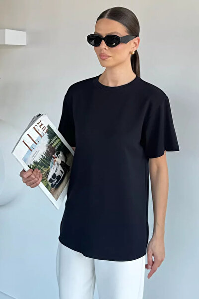 TOZLU Women's Crew Neck Basic T-Shirt