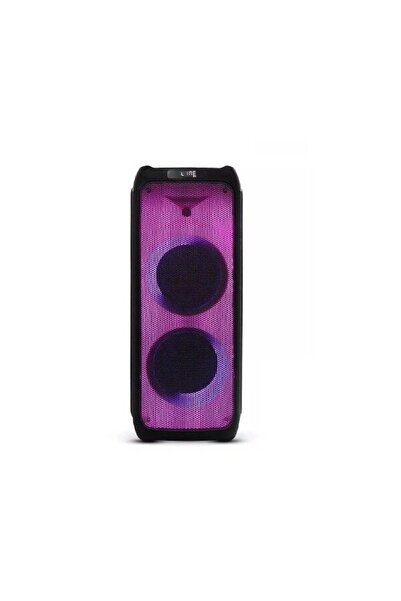 V-TAC Boxa portabila, 100 W, lumini led RGB, BT/FM/AUX, telecomanda, 320x310x...