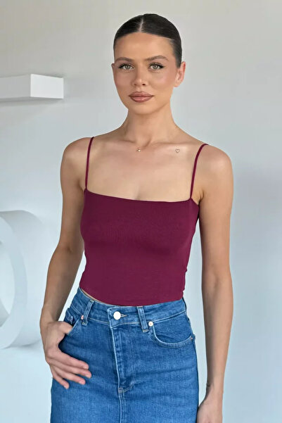 TOZLU Women's Strap Covered Bustier