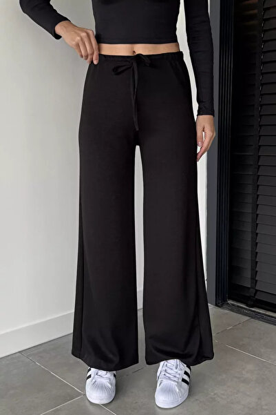 TOZLU Women's Modal Fabric Sweatpants with Elastic Waist