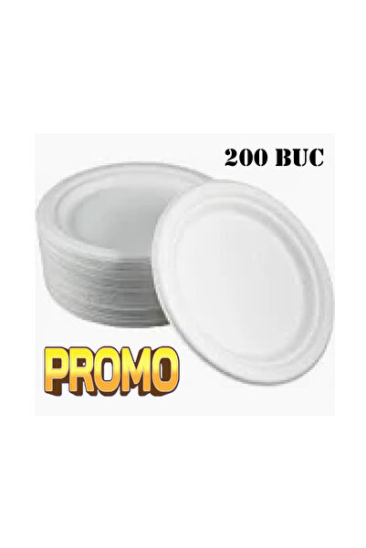 HORECA FARFURII BIODEGRADABILE ROTUNDE 17cm 200buc