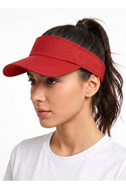 STELLA VESTİNO Unisex Cotton Gabardine Visor Hat - Sun Protection Sports Tenn...