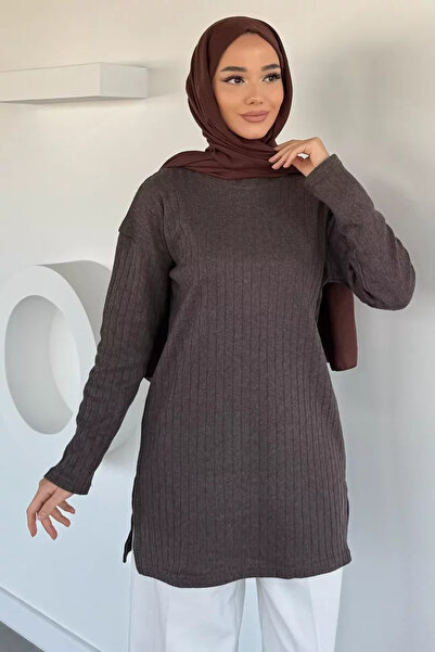 TOZLU Ribbed Women's Hijab Tunic