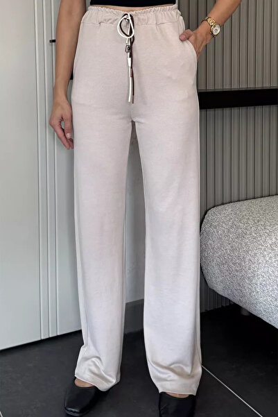 TOZLU Wide Leg Sweatpants with Elastic Waist