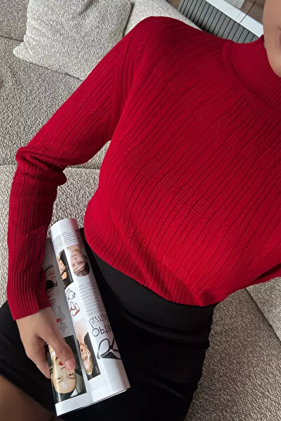 TOZLU Bluză de damă din lycra cu model semi-pescar