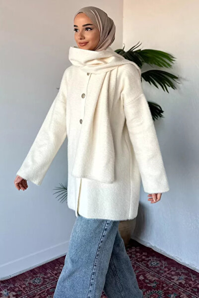 TOZLU Gülseli Scarf Hijab Knitwear Cardigan
